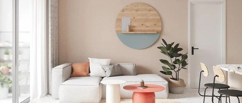 63㎡现代公寓用色大胆，00后的偏爱！