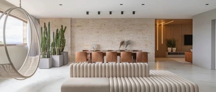 280.5㎡给家裹上奶油色，分分钟柔软又高级！