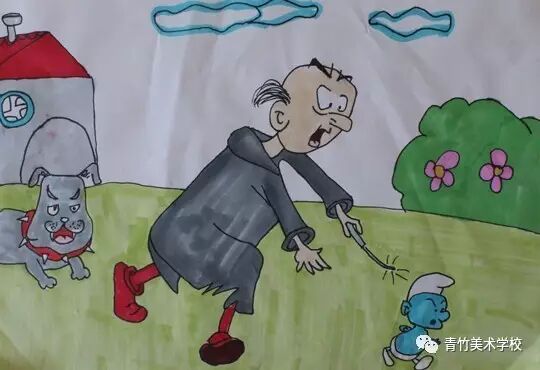 格格巫蓝精灵——精品漫画二工作室2016年秋季周末常规班第20课作品