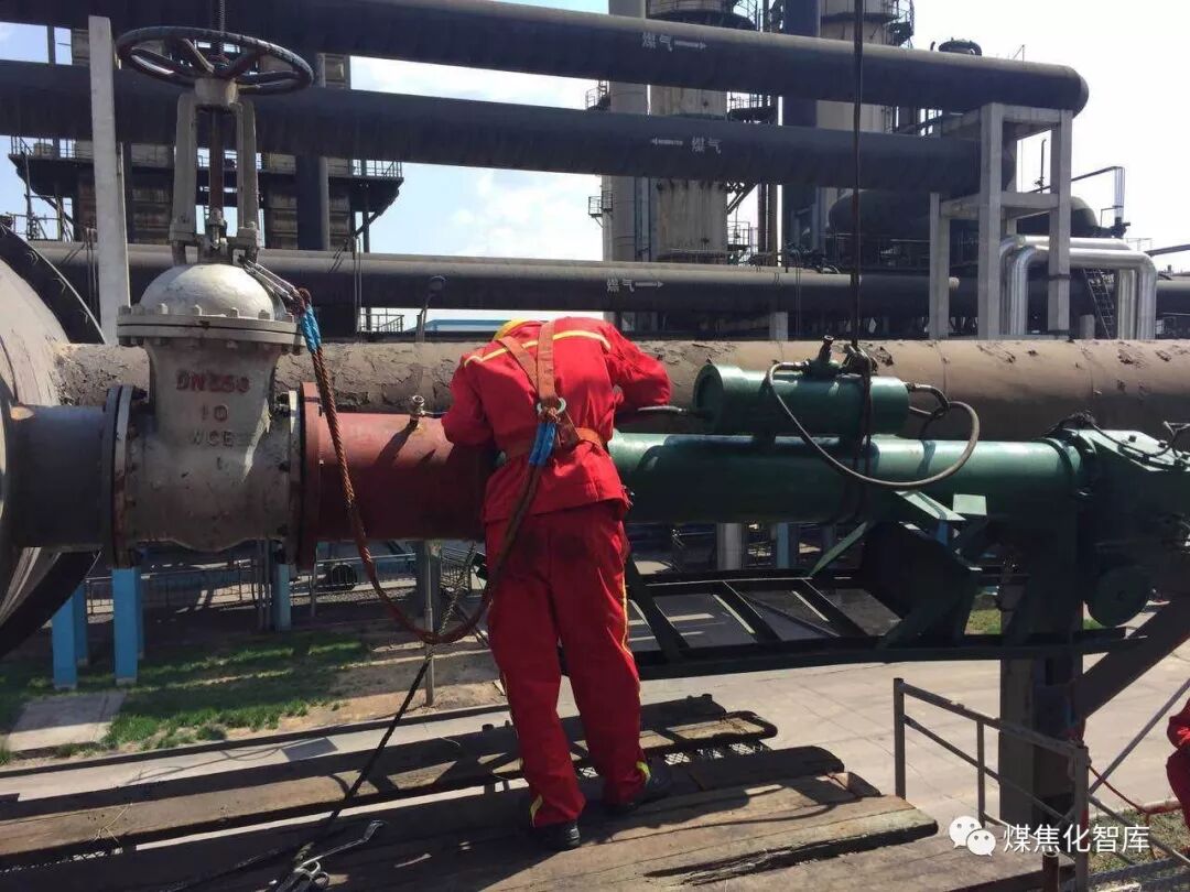 焦炉煤气管道常见故障及修复的图1