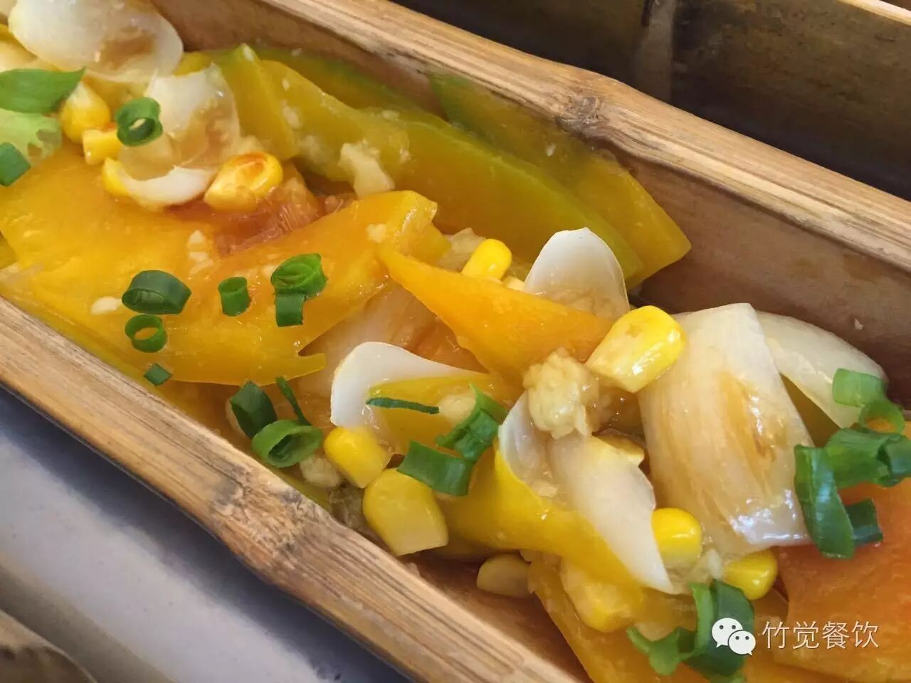 玉米百合蒸金瓜