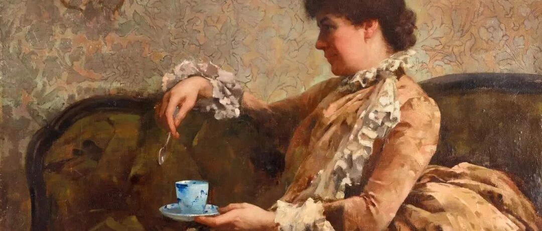 温暖的色彩，女画家玛丽的油画。