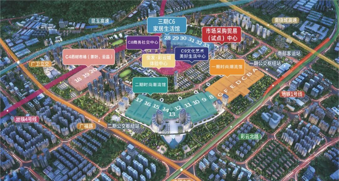 此次调研组一行先后深入观云海,新螺蛳湾一期外广场,c8c9项目,市场