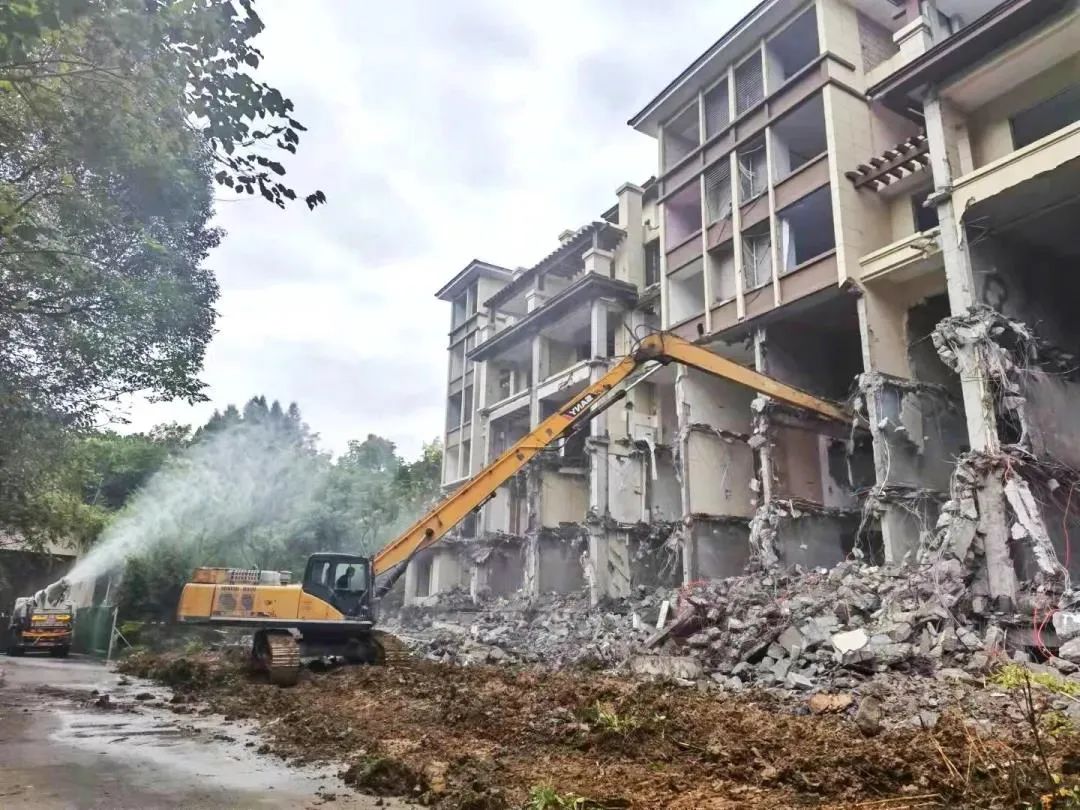 1,鄭萬高鐵聯絡線伍家崗段沿線房屋徵遷完成,清江·月亮灣拆遷圖1-2