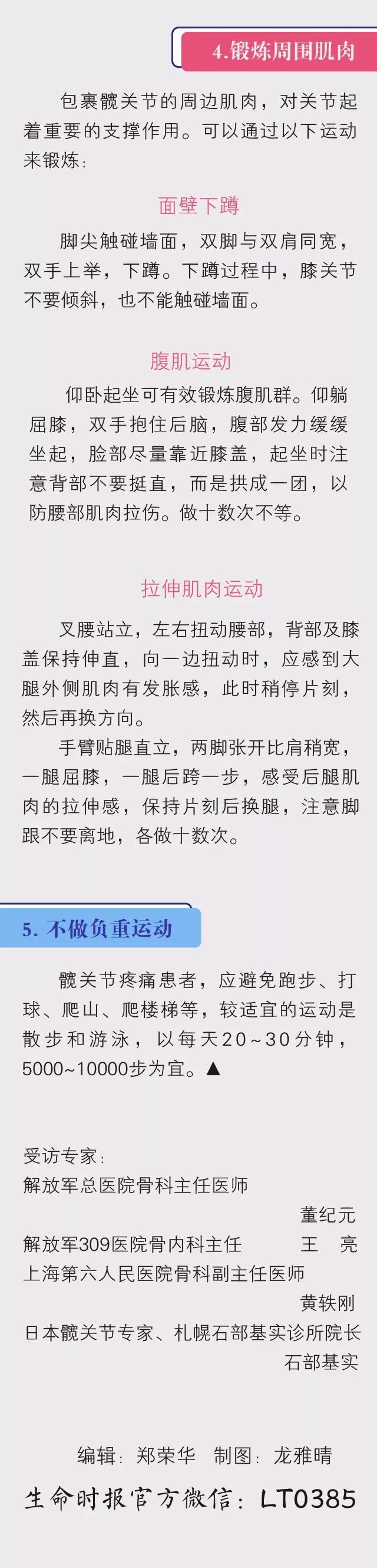 收藏这份「髋关节保养指南」