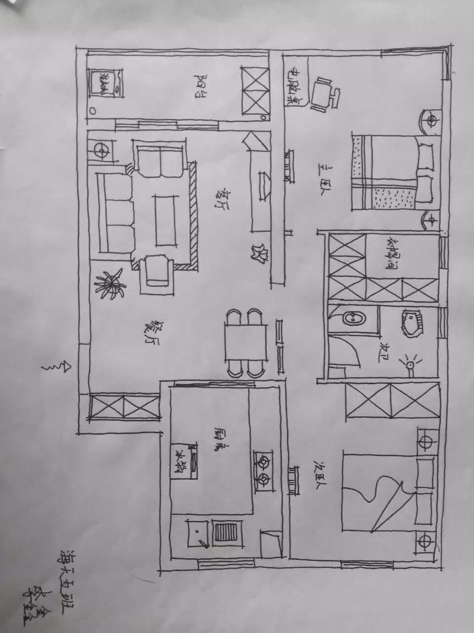 笔尖下的精彩海天班手绘作品欣赏