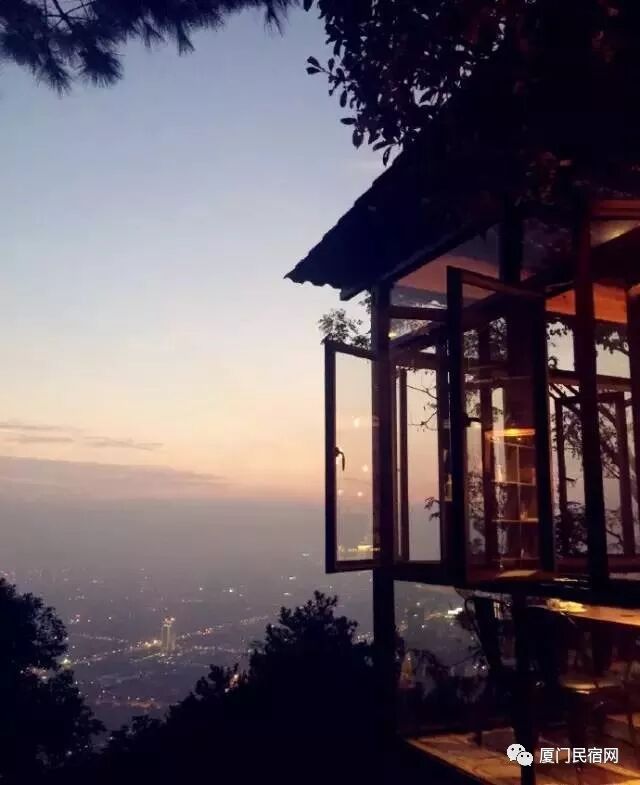 福州-鼓岭来福小院 1 来福小院,福州最佳山顶观景餐厅,位于鳝溪往