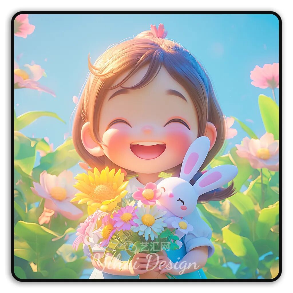 女孩头像爱笑的女孩运气都不会差