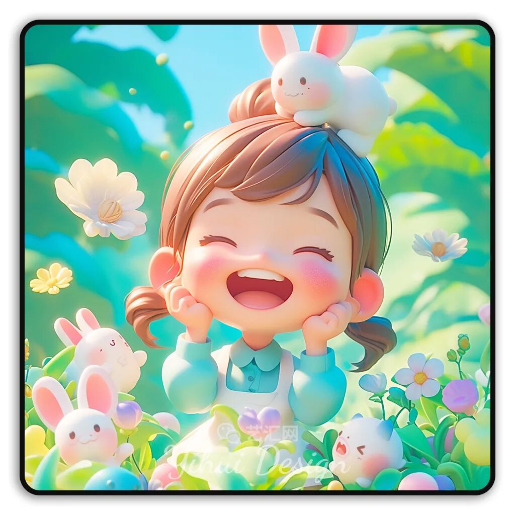 女孩头像爱笑的女孩运气都不会差