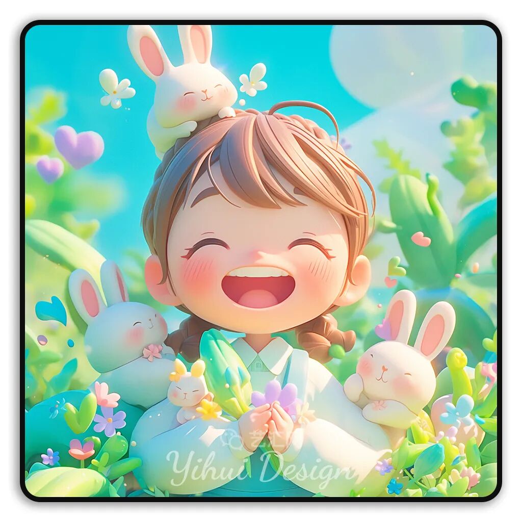 女孩头像爱笑的女孩运气都不会差