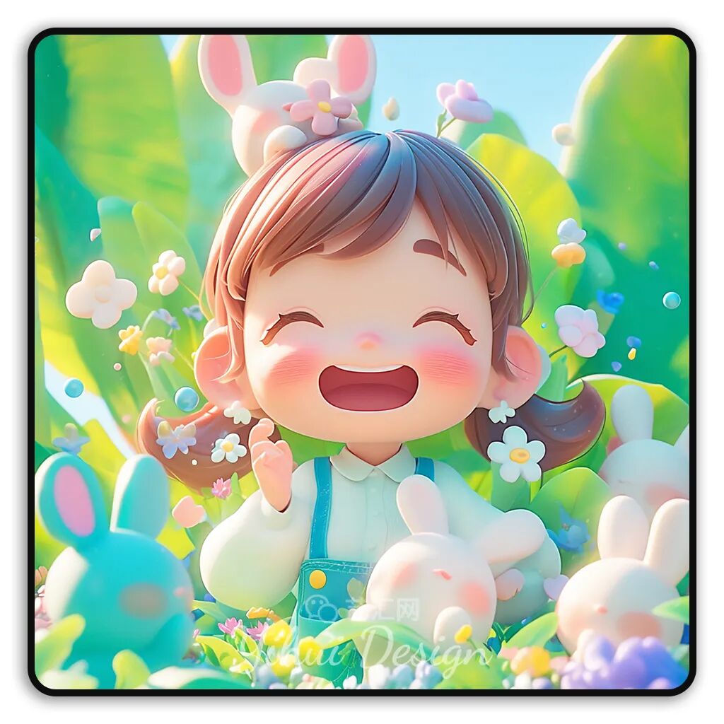 女孩头像爱笑的女孩运气都不会差