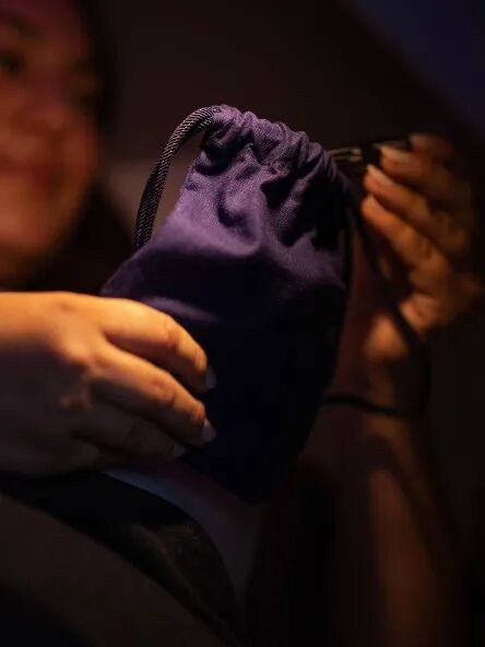 Economy Skynest Nestcessities amenity kit provided for passenger comfort