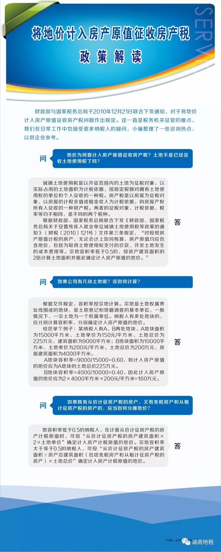 【辅导】将地价计入房产原值征收房产税政策解读