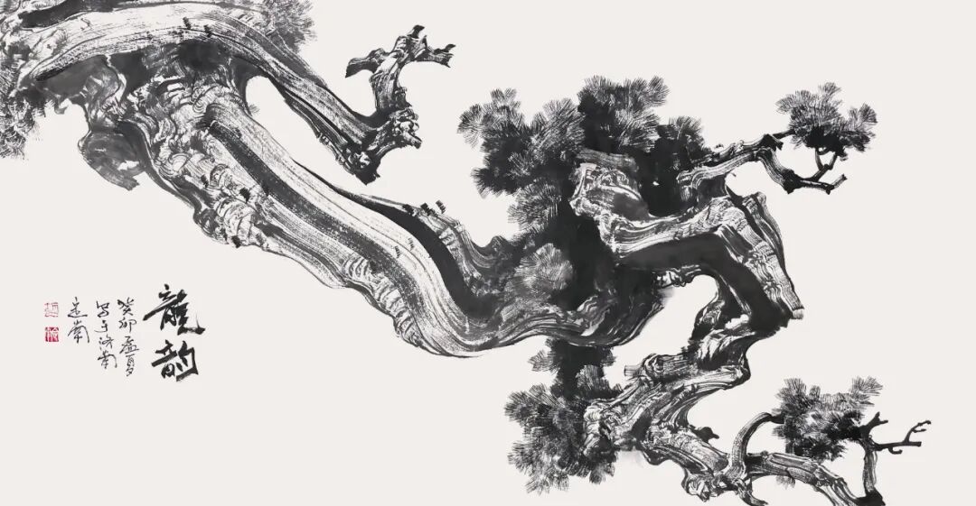 一一题胡定南先生画柏胡定南其人,性纯厚,幼聪颖,朴实无