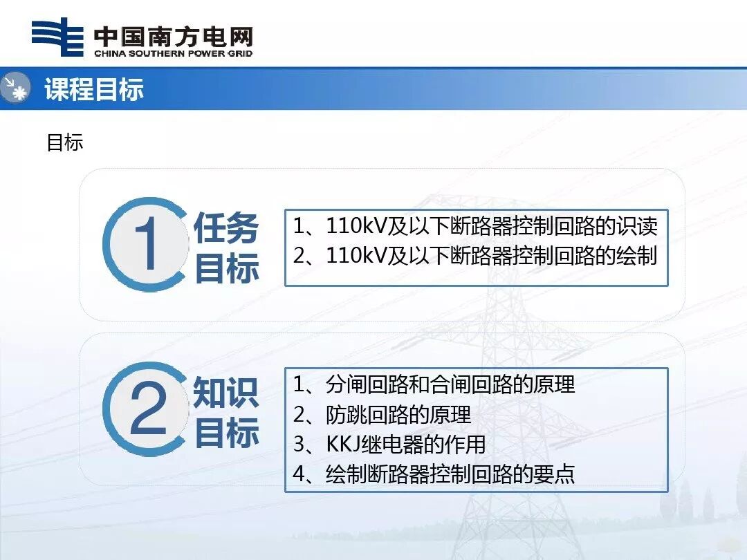 110kV及以下断路器控制回路的识读及绘制的图3