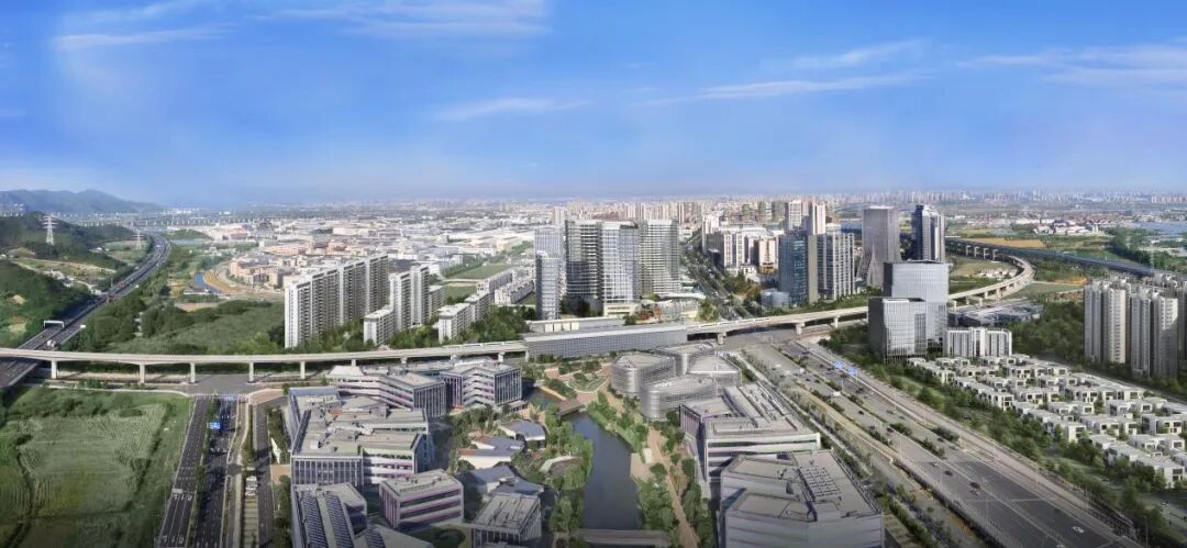 江北新三江口板块,宁波火车站,南高教园区大学城和东钱湖新城板块