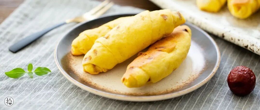 养胃又解馋的香甜小米南瓜卷，全家人都爱的那种，快安排上