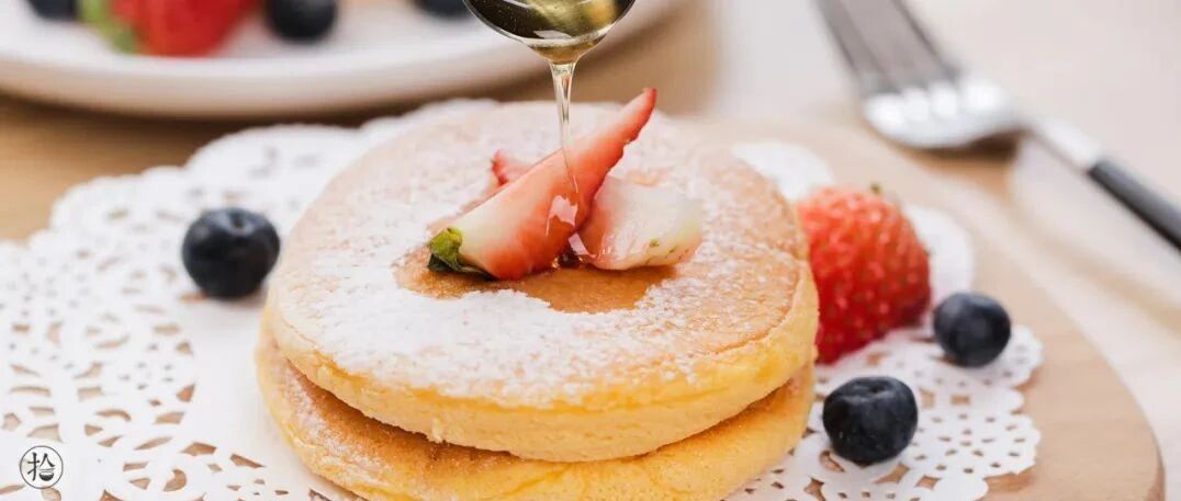 不加一滴油，空气感十足的早餐饼，一个平底锅搞定！