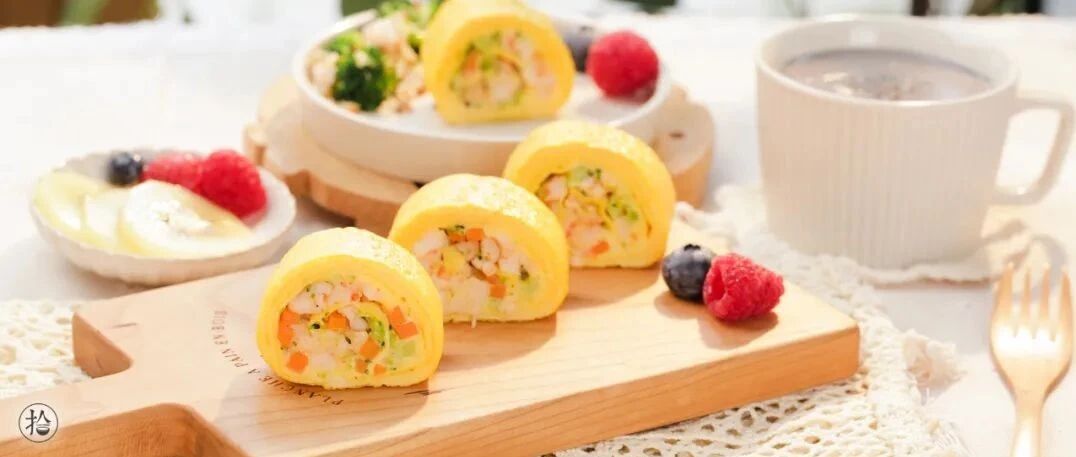 香滑绵密，吃不腻的厚蛋烧，平底锅就能做的高颜值早餐