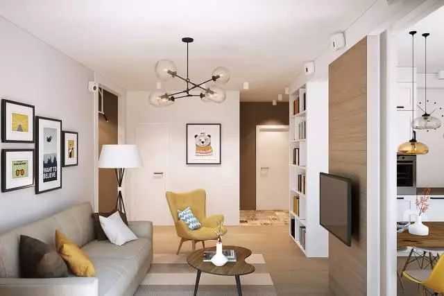易尚国际 65m²小公寓 创意设计  装修公司加盟
