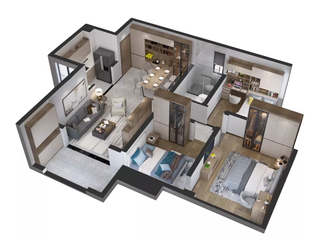 听说这款户型的设计可以让你一回家就消除浮躁