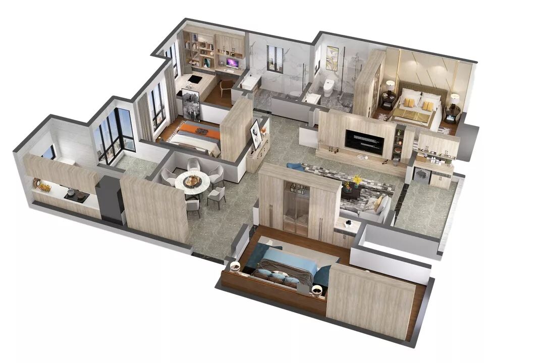 什么是极简？体验一下这套户型就明白了