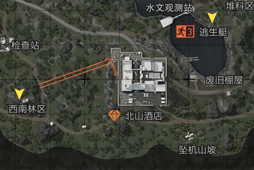 北山酒店弯弯绕，路线技巧知多少
