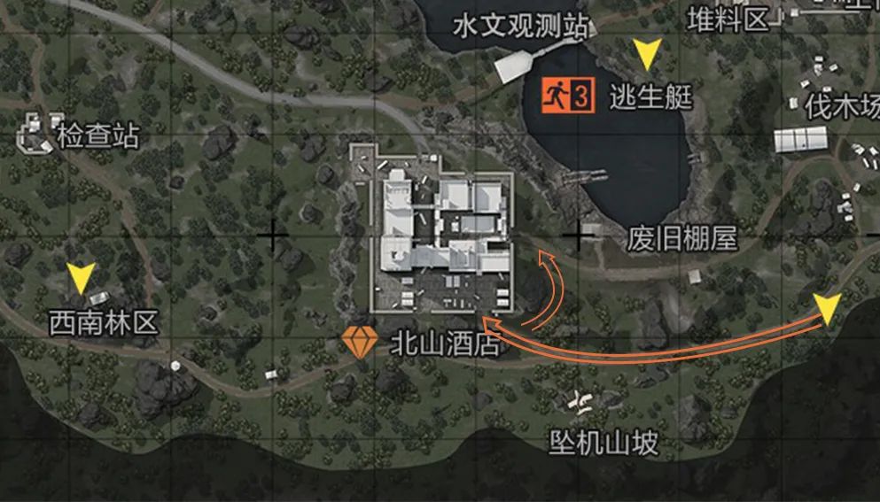 北山酒店弯弯绕，路线技巧知多少