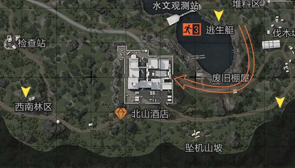 北山酒店弯弯绕，路线技巧知多少