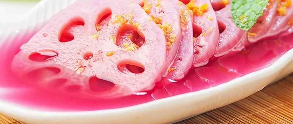 貌美如花的酸甜“胭脂藕”，节后清肠最管用