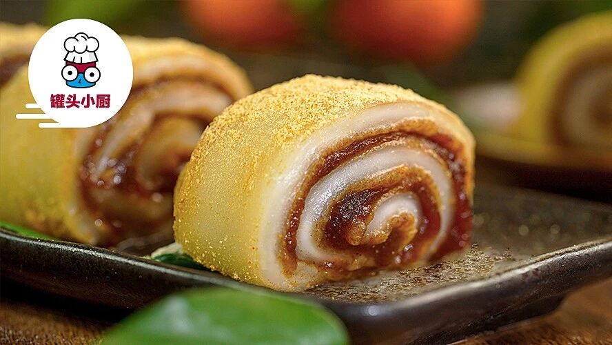 没错，只用微波炉，就能做出完胜小吃店的驴打滚！