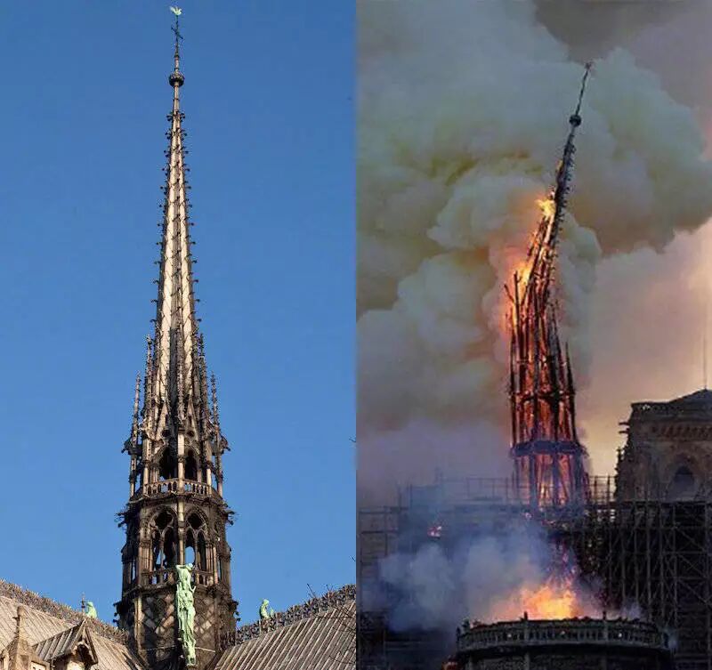 明之殇！巴黎圣母院突发大火，有些风景，一错过就成了永远！
