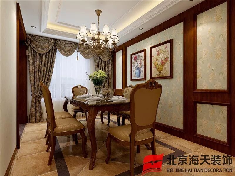 钓鱼台壹号139㎡古典美式风格