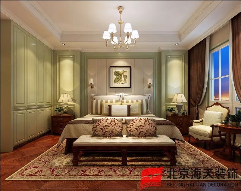 钓鱼台壹号139㎡古典美式风格