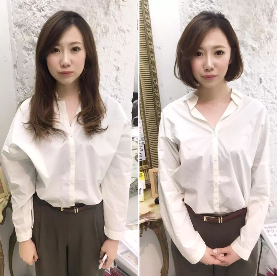 【v太后】30位日本妹子的剪发前后对比,让你知道选对发型有多重要!