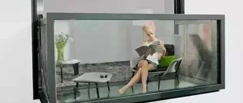 这个落地窗太牛了，竟然能秒变成阳台