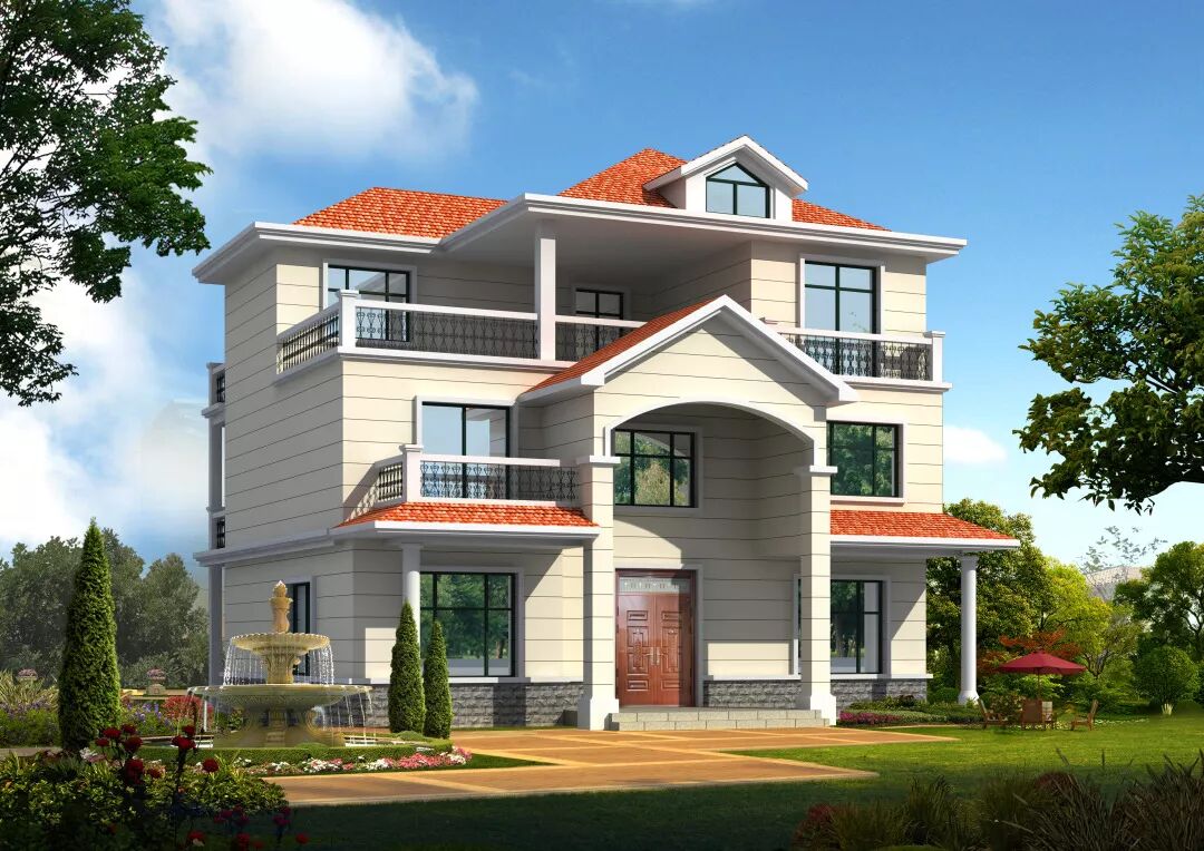 看到的人都在偷笑！这8款豪派自建别墅建一栋人人都羡慕