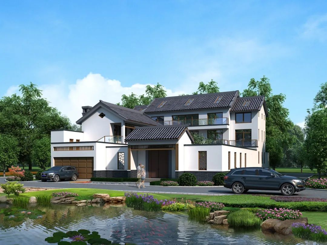 气派阵容！5款自建别墅惊艳出炉，建一栋左邻右舍都沾光