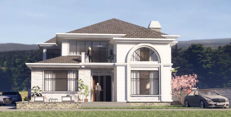 【足不出户·选建别墅】春季农村自建轻钢别墅经典户型推荐