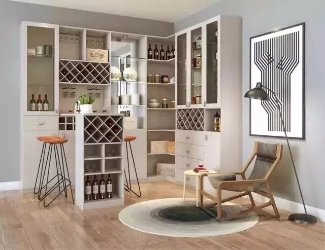 【阔达装饰】家里装个这么美的酒柜 酒吧才不去呢!