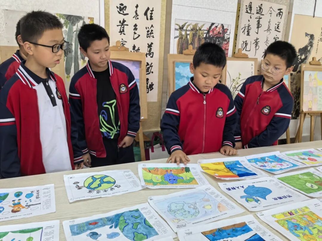 (安丘市景芝镇工贸城小学供稿)▲4月26日,安丘市辉