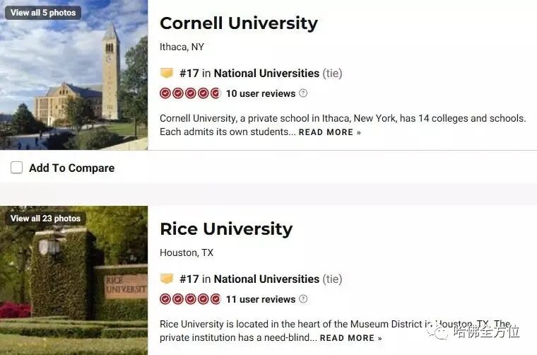 【教育】美国大学排名大不同,你该用哪一个？|  HS2 ACADEMY 全方位教育机构