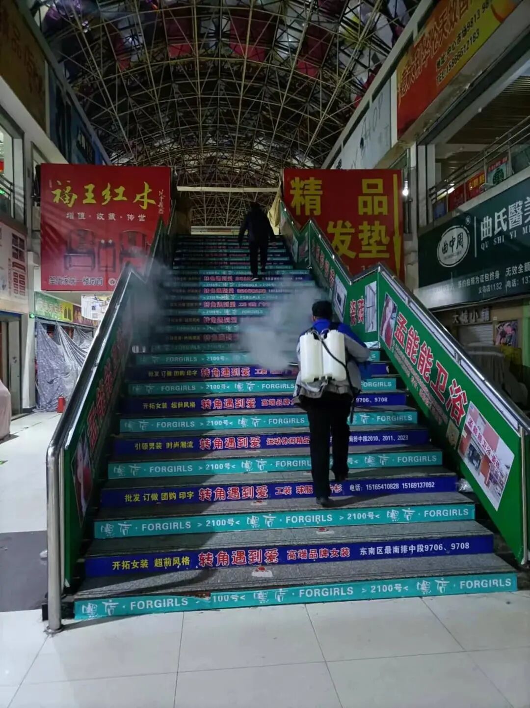 年货季丨集团济南金田市场：抗疫防护不松懈，保障安心购物环境