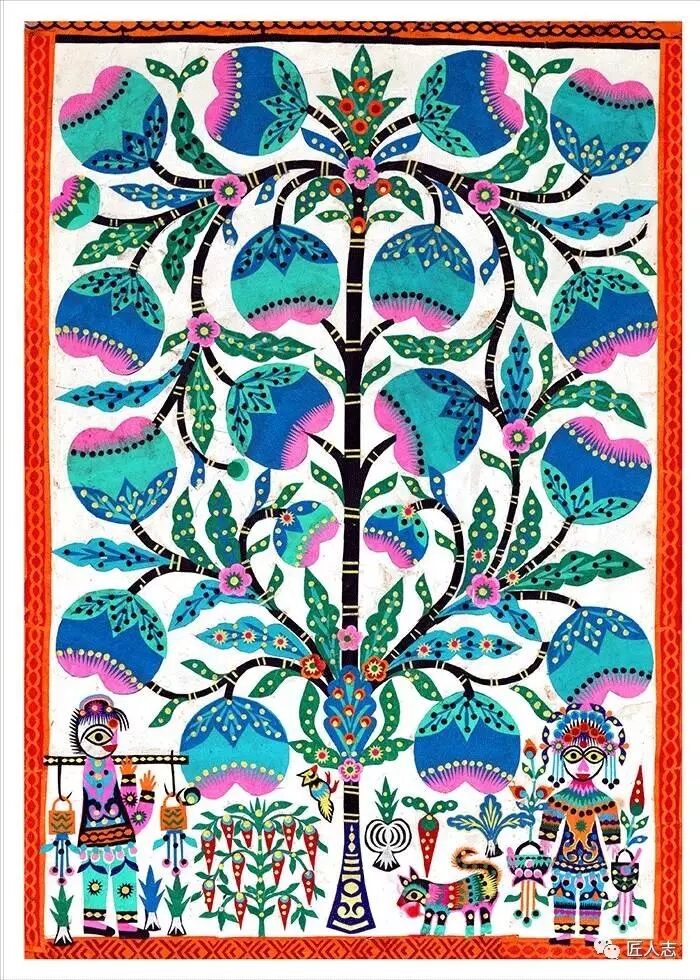 作品《菊花》作品《空空树》作品《五毒》作品《庙园》库淑兰留给社会