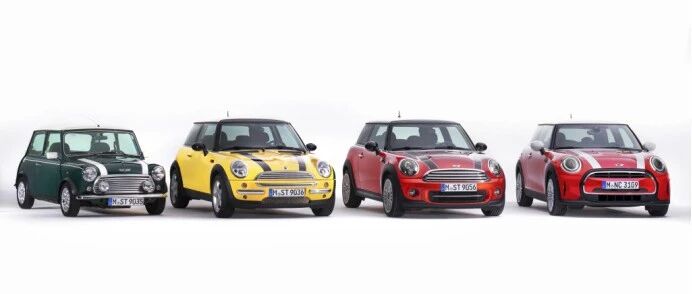 宝马时代的MINI车型代号