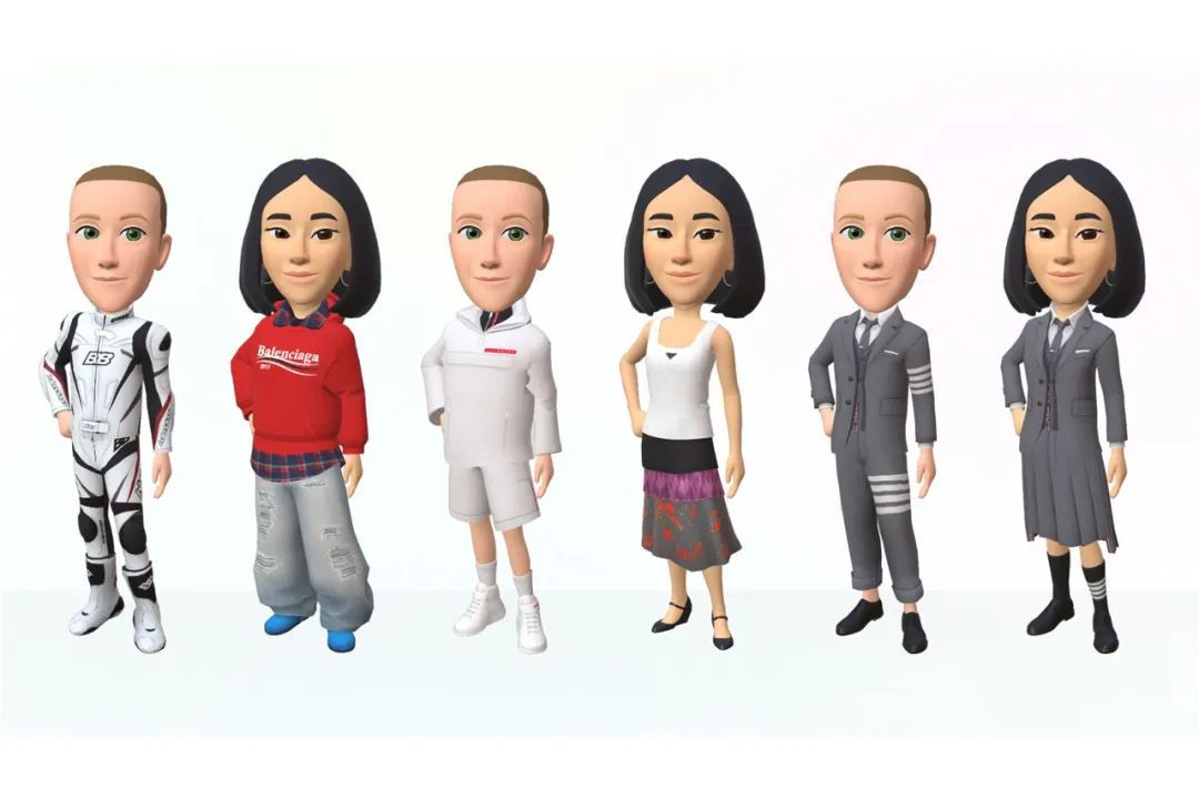 Balenciaga 、Prada、Thom Browne 和 QQ秀，虚拟时装你选哪个？