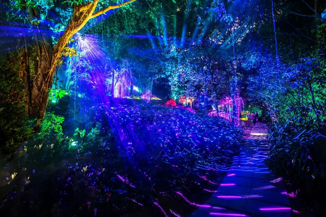 非遗焰火北极天幕萤火虫秘境淄博花间小筑首次开夜