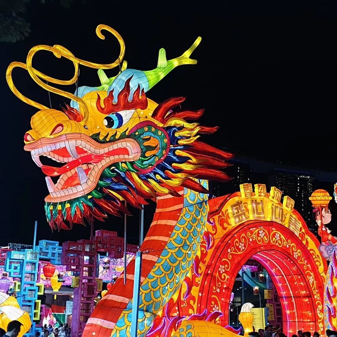 赏灯会、看烟花、品美食，新加坡充满中国年味！