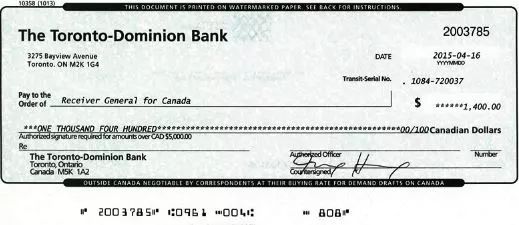 cheque certified bank or draft Cheque åŠ æ‹¿å¤§å¤§å¦ˆè¡€çš„æ•™è®­ï¼Œè®©æˆ‘ä»¬ç®€å•äº†è§£ä¸€ä¸‹Bank Draft/Money Order/Certified