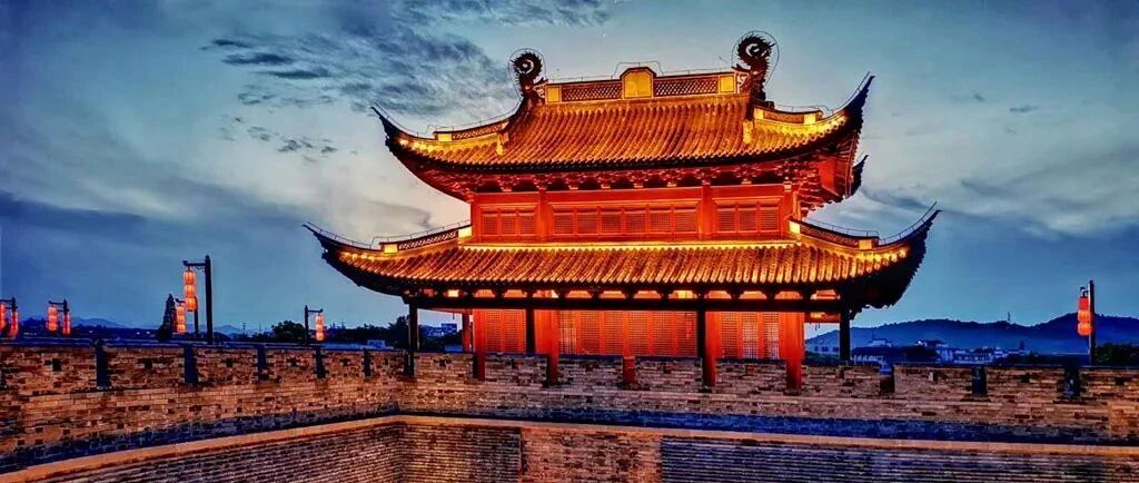 慈城古县城历史文化展览馆---城墙下的展示馆，观慈城千年历史